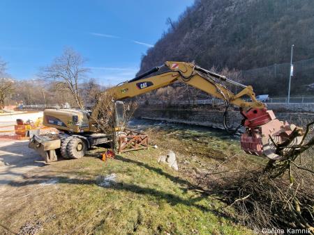 Odstranitev podrtega in poškodovanega drevja iz Nevljice in sotočja Kamniške Bistrice (8)